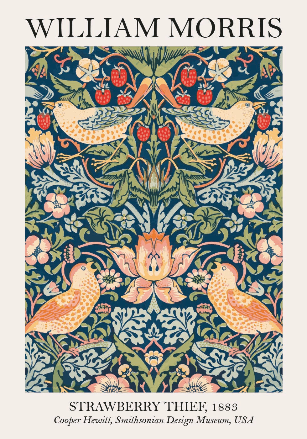 Erdbeerdieb, William Morris Poster - Posterbox.dk