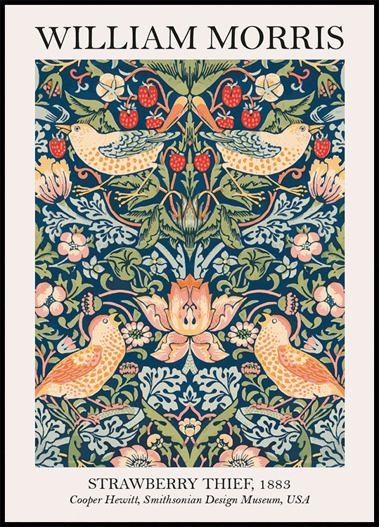 Erdbeerdieb, William Morris Poster - Posterbox.dk