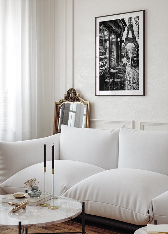 Straßencafé in Paris Poster - Posterbox.dk