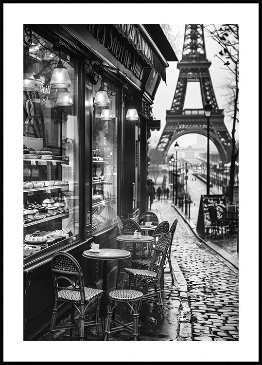 Straßencafé in Paris Poster - Posterbox.dk