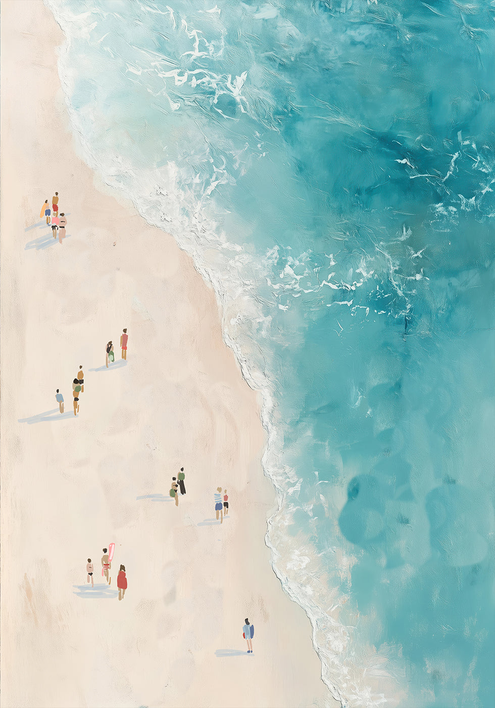 Poster „Strolling the Shore“ – Posterbox.dk