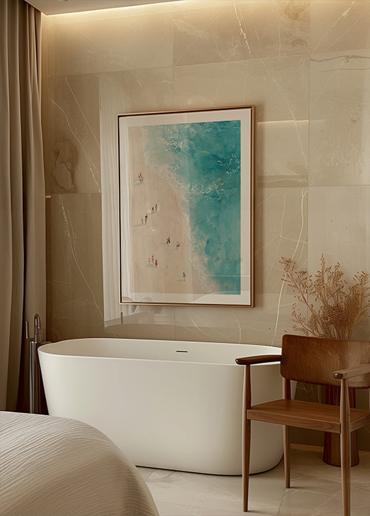 Poster „Strolling the Shore“ – Posterbox.dk