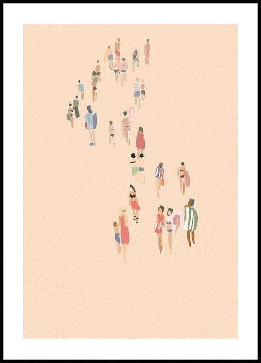 Summer Crowd Poster - Posterbox.dk