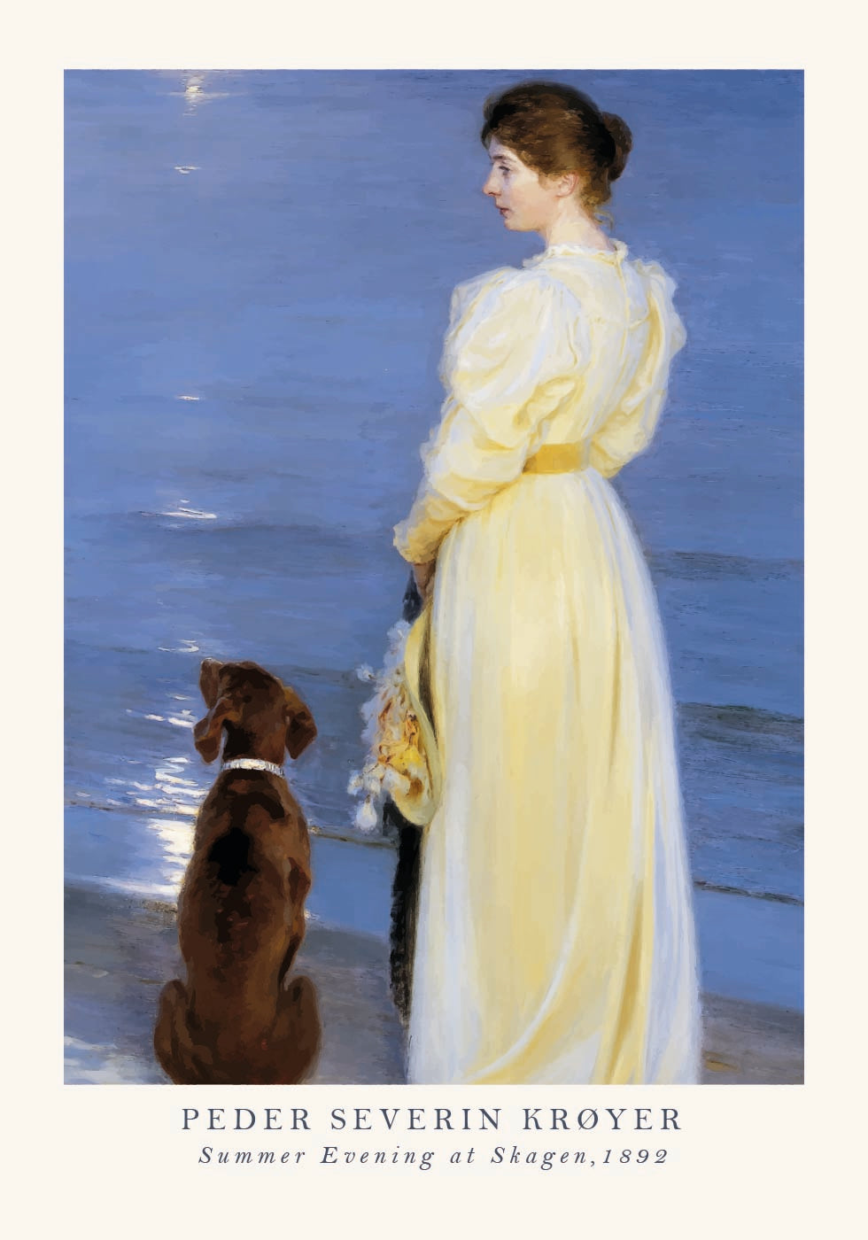 Sommerabend in Skagen, Peder Severin Krøyer Poster - Posterbox.dk
