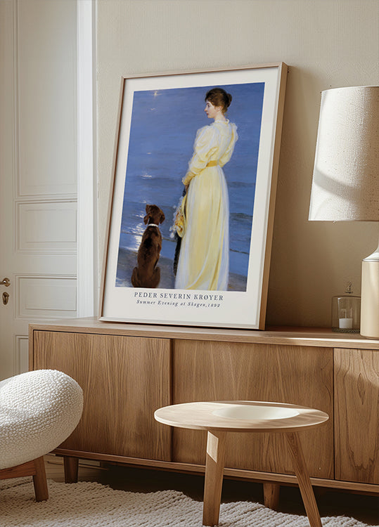 Sommerabend in Skagen, Peder Severin Krøyer Poster - Posterbox.dk