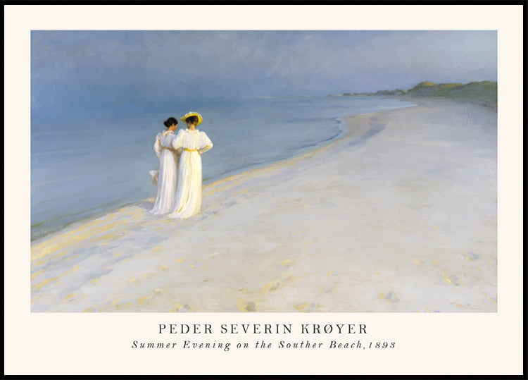 Sommerabend am Südstrand Poster - Posterbox.dk