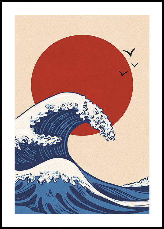 Sun Wave Plakat - Posterbox