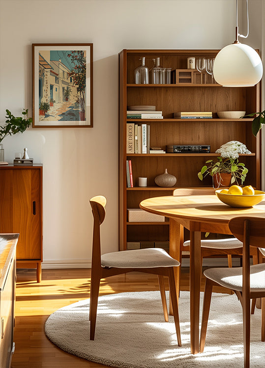 Poster Sunny Mediterranean Alley - Posterbox.dk