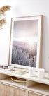 Poster „Sonnenuntergang über Lavendelfelder“ - Posterbox.dk