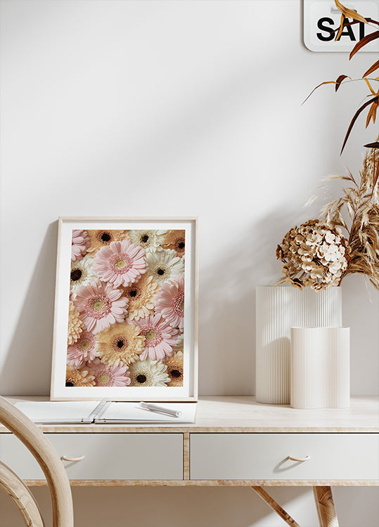 Zartes Gerbera-Poster - Posterbox.dk