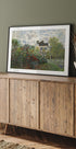 Der Künstlergarten in Argenteuil von Claude Monet Poster - Posterbox.dk
