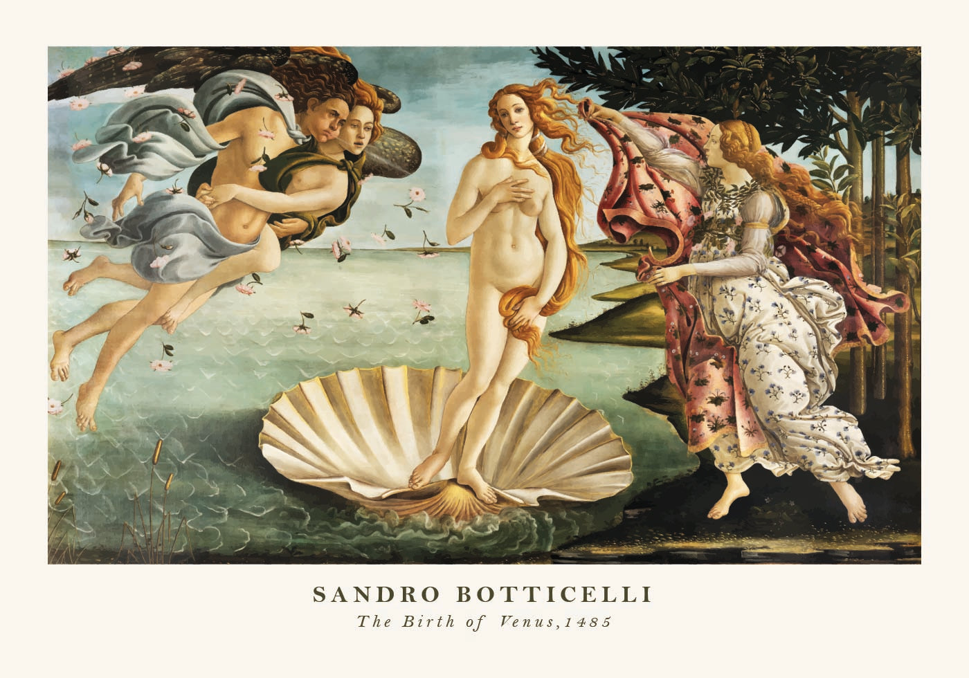 Die Geburt der Venus Poster - Posterbox.dk