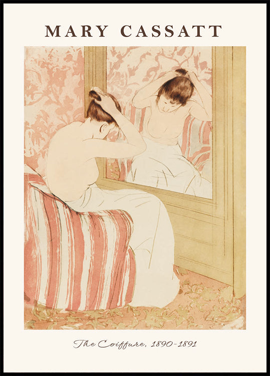 The Coiffure, Intimate Mary Cassatt Porträt Poster - Posterbox.dk