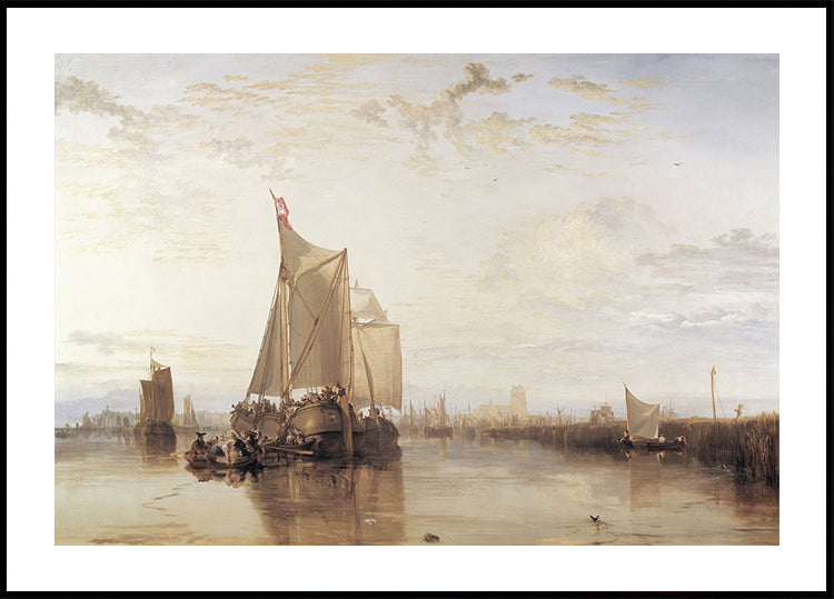 Das dortige Paketboot aus Rotterdam Poster - Posterbox.dk