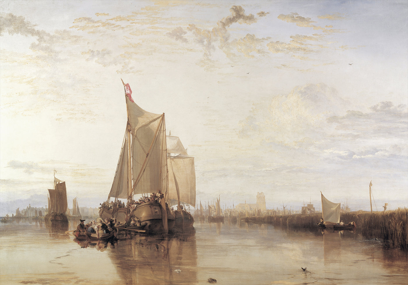 Das dortige Paketboot aus Rotterdam Poster - Posterbox.dk