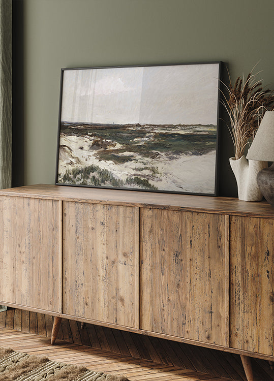 Die Dünen von Camiers von Charles-François Daubigny Poster - Posterbox.dk