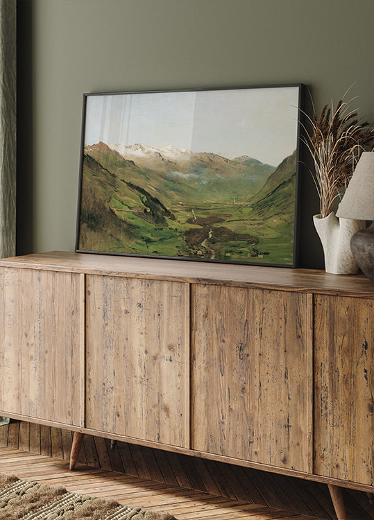 Das Gasteinertal von Anton Romako Poster - Posterbox.dk