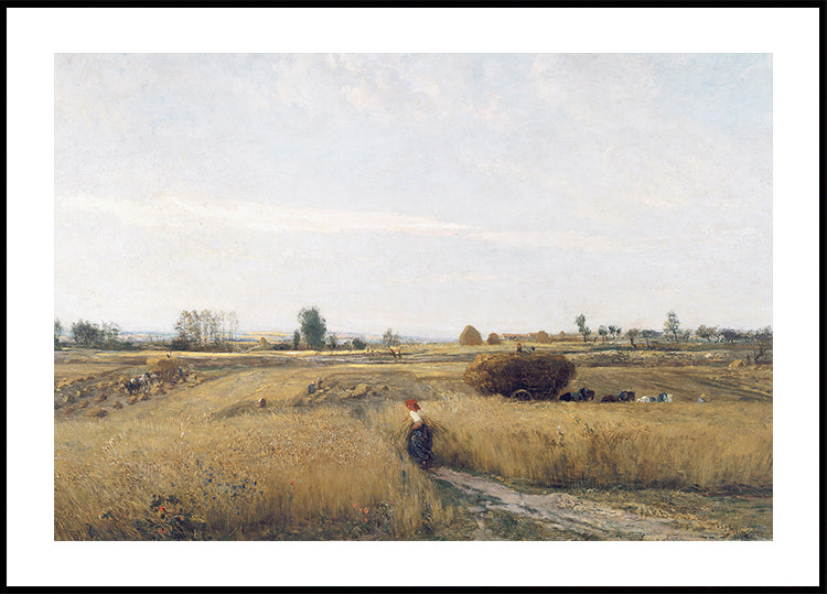 Die Ernte von Charles-François Daubigny Poster - Posterbox.dk