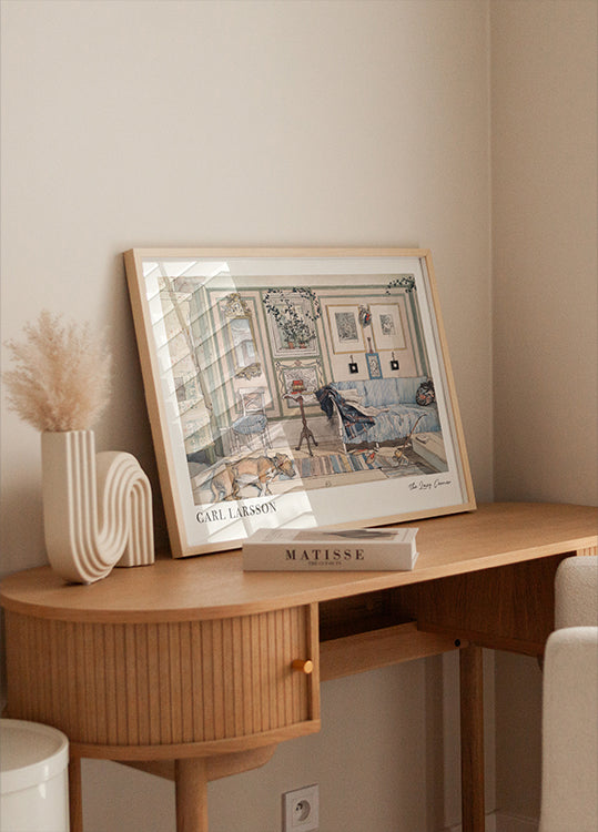 The Lazy Corner von Carl Larsson Poster - Posterbox.dk