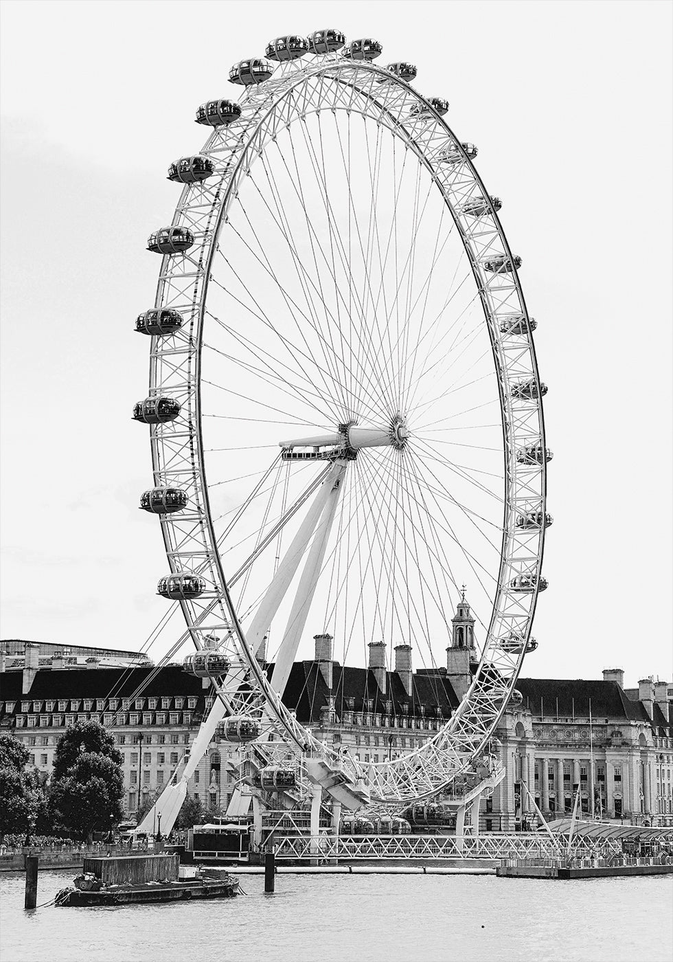 Das London Eye Poster - Posterbox.dk