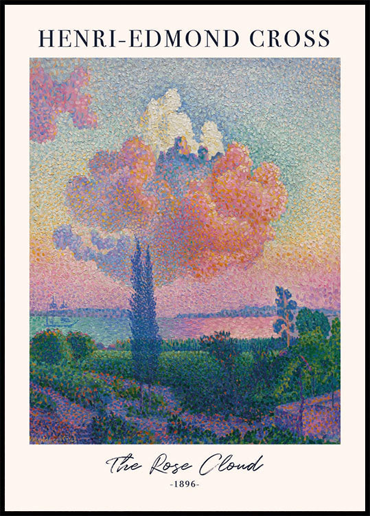 Die Rosenwolke von Henri-Edmond Cross Poster - Posterbox.dk