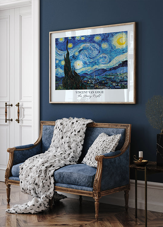 Die Sternennacht von Vincent van Gogh Poster - Posterbox.dk