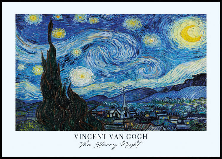Die Sternennacht von Vincent van Gogh Poster - Posterbox.dk