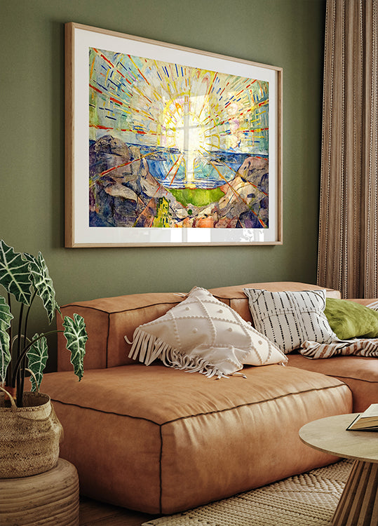 Die Sonne von Edvard Munch Poster - Posterbox.dk