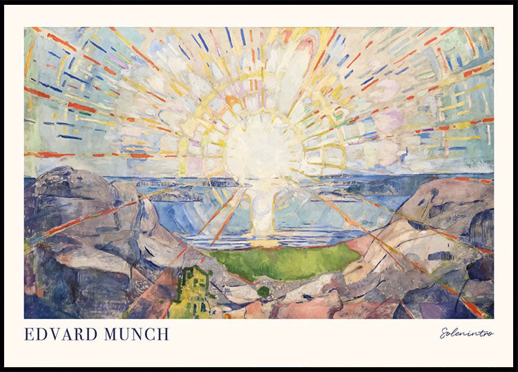 Die Sonne von Edvard Munch Poster - Posterbox.dk
