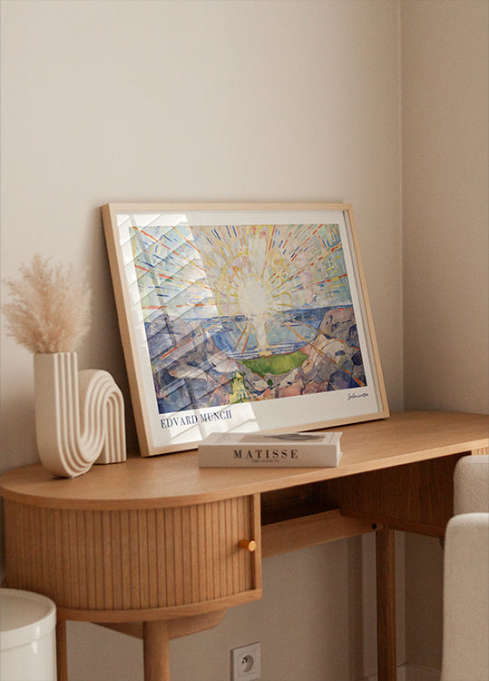 Die Sonne von Edvard Munch Poster - Posterbox.dk