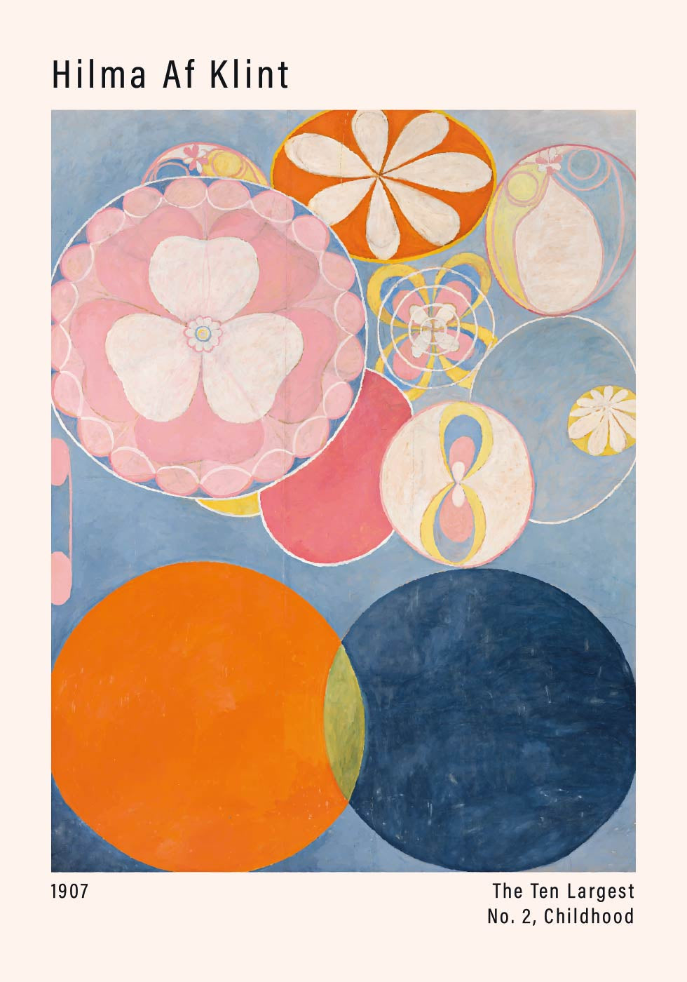 The Ten Largest, Nr. 2, Childhood von Hilma af Klint Poster - Posterbox.dk