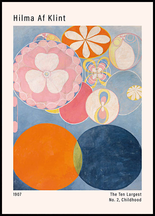 The Ten Largest, Nr. 2, Childhood von Hilma af Klint Poster - Posterbox.dk