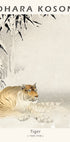 Tiger, japanischer Holzschnitt von Ohara Koson Poster - Posterbox.dk