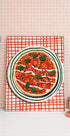 Tomaten-Basilikum-Pizza, italienisches Food-Art-Poster - Posterbox.dk