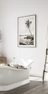 Tropische Palme am Strand Poster - Posterbox.dk