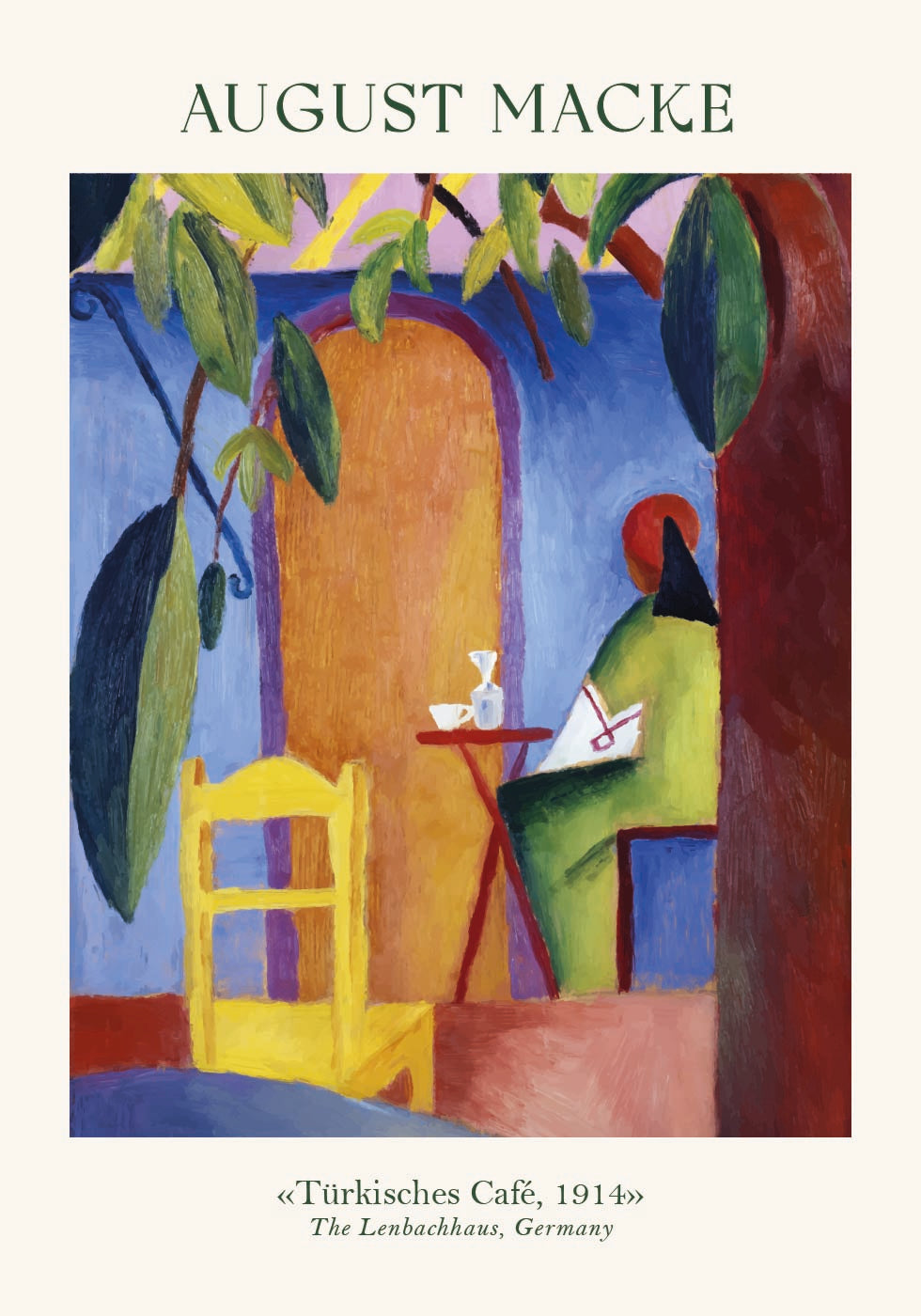 Türkisches Café, August Macke Poster - Posterbox.dk