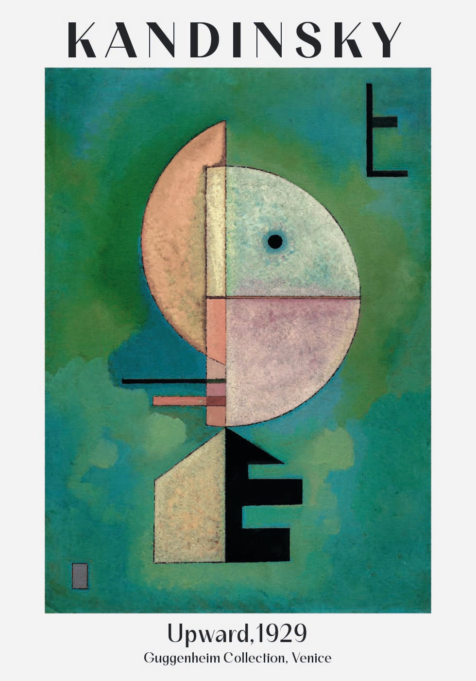 Upward, 1929, Wassily Kandinsky Poster - Posterbox.dk