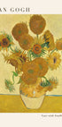 Vase mit Sonnenblumen Poster - Posterbox.dk