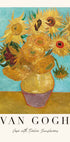 Vase mit zwölf Sonnenblumen Poster - Posterbox.dk