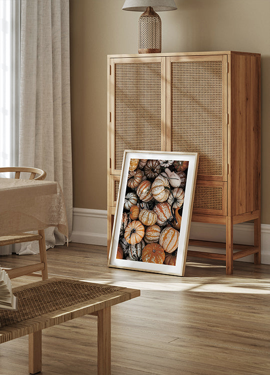 Lebendiges Herbstkürbis-Poster - Posterbox.dk