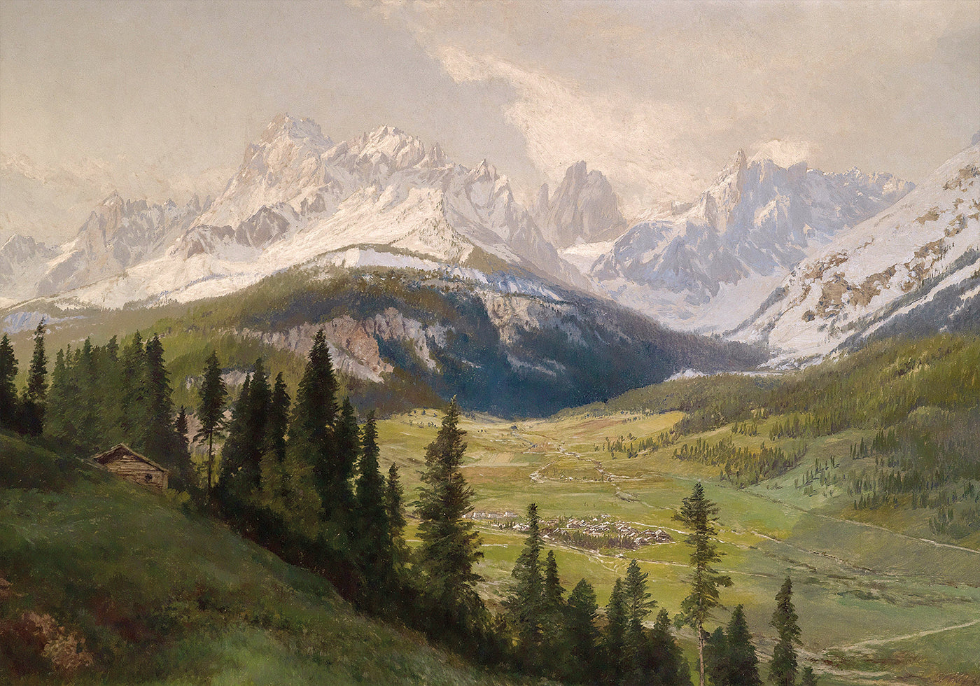 Blick vom Mount Helm von Konrad Petrides Poster - Posterbox.dk