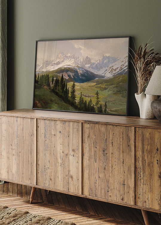 Blick vom Mount Helm von Konrad Petrides Poster - Posterbox.dk