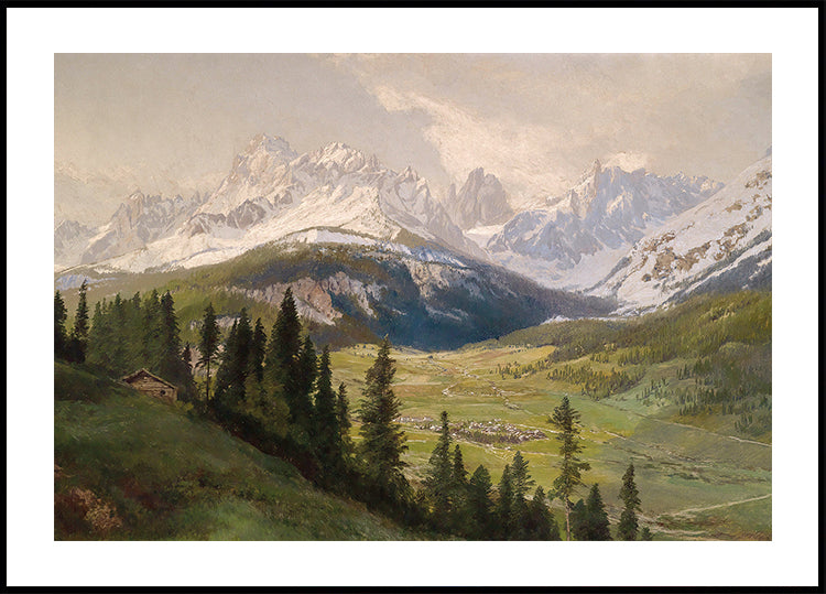 Blick vom Mount Helm von Konrad Petrides Poster - Posterbox.dk