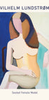 Vilhelm Lundstrøm, Sitzendes weibliches Model Poster - Posterbox.dk