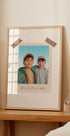 Vintage-Kindheit, personalisiertes Geschwister-Erinnerungsdruck-Poster - Posterbox.dk