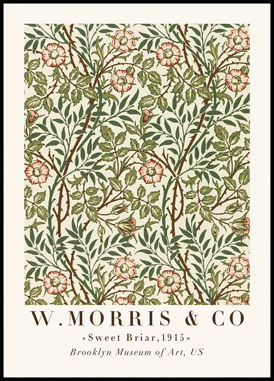 W. Morris & Co – Sweet Briar Poster – Posterbox.dk