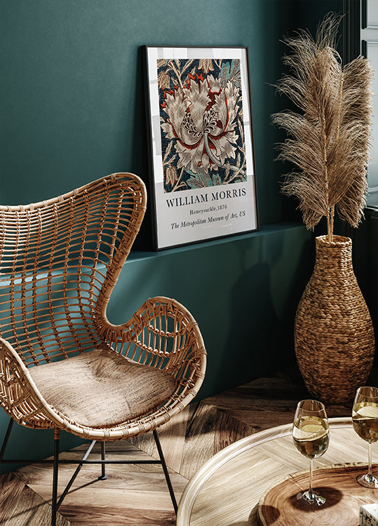 W.Morris Honeysuckle Poster - Posterbox.dk