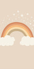Warmer Regenbogen und Sterne Poster - Posterbox.dk