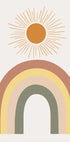 Warmer Regenbogen und Sonnenstrahl Poster - Posterbox.dk