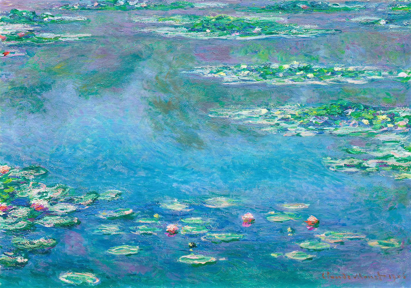 Seerosen von Claude Monet 1906 Poster - Posterbox.dk